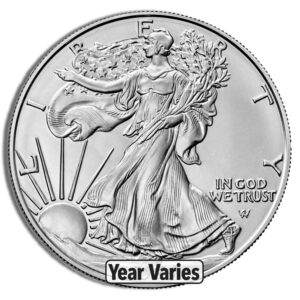 1oz Silver American Eagle - BU (Year Varies)